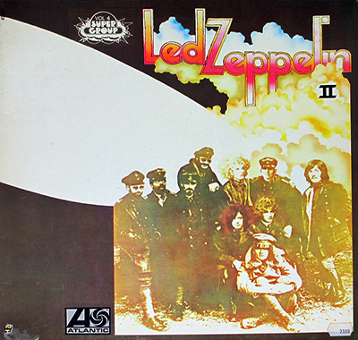 LED ZEPPELIN - II (French Release, Super Group) album front cover vinyl record
